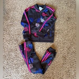 Girls Adidas Track Suit size 6